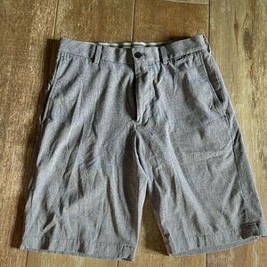 Blue grey golf shorts